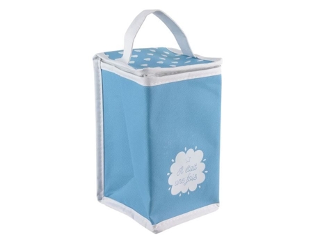 Saco isolado TOM ET ZOE - Armazenamento de refeições - 13 x H. 27 cm - Azul