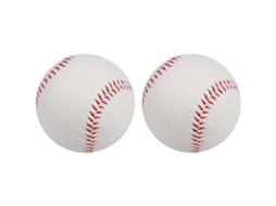 Bola De Beisebol Profissional De Espuma Macia Costurada À Mão Em Pvc Para Treino E Jogo (2 Peças)