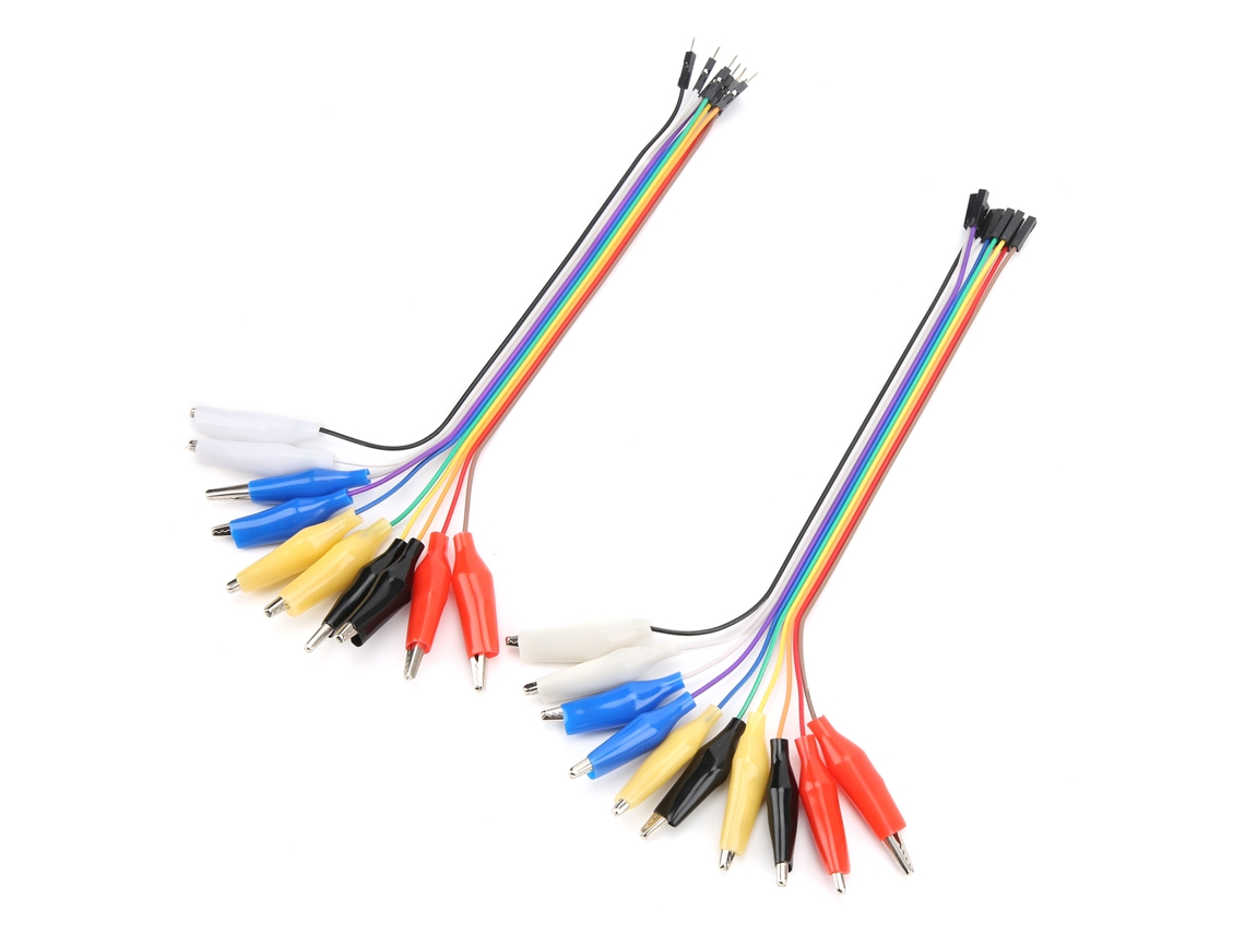 Laxiscreed Clip De Águia Para Fios Jumper, 20 Pinos, Macho E Fêmea Para Testes Em Breadboard