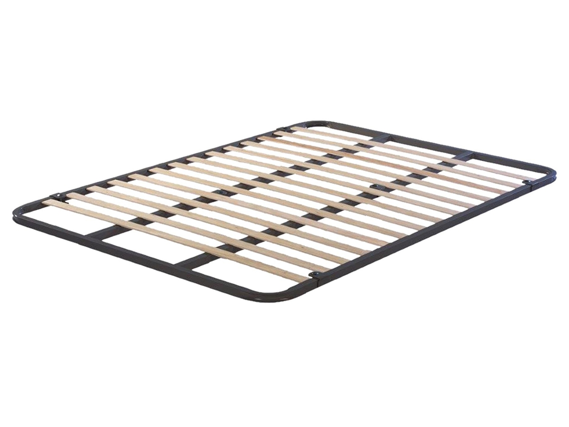 Estrado Metálico DORMILÓN Lamiflex (Castanho - Metal - 90x190cm)
