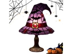 Mesa de centro em formato gótico Chapéu Bruxa, decoração misteriosa para sala de estar, quarto, Halloween, quarto, casa.