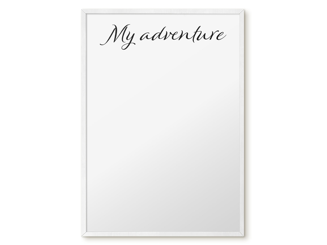 Magnetic Glass Board My Adventure For The Hall Espelharte (50x70 Cm)