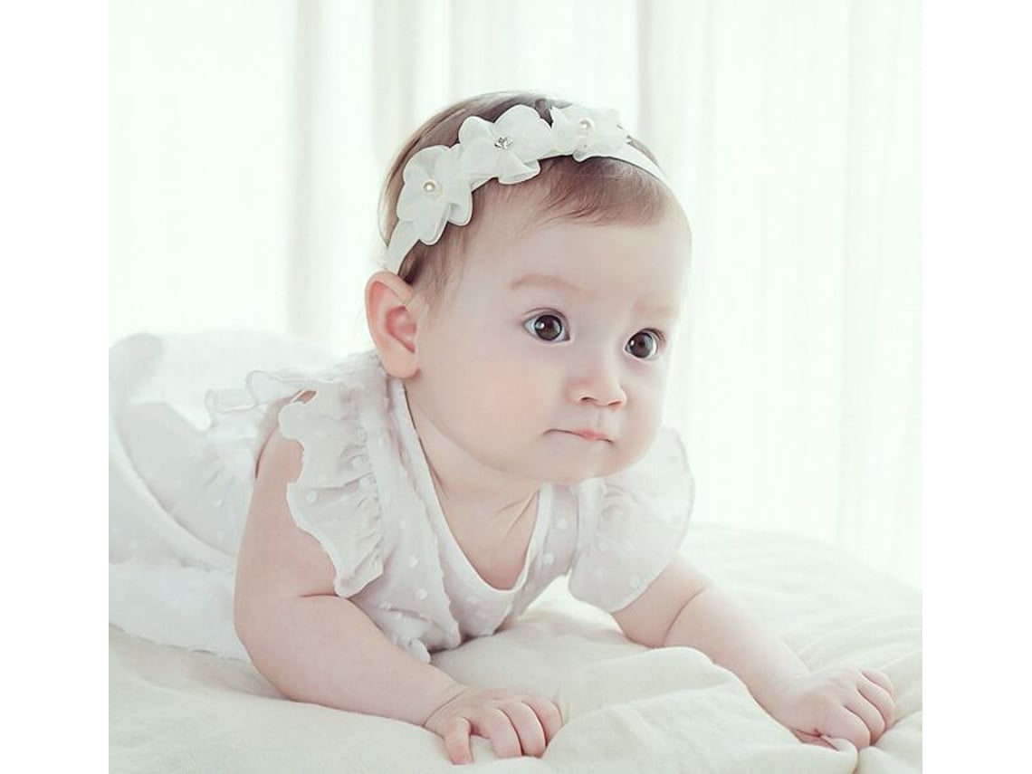 Tiara de Flores para Bebê SLOWMOOSE (M / Tamanho Serve para Todos