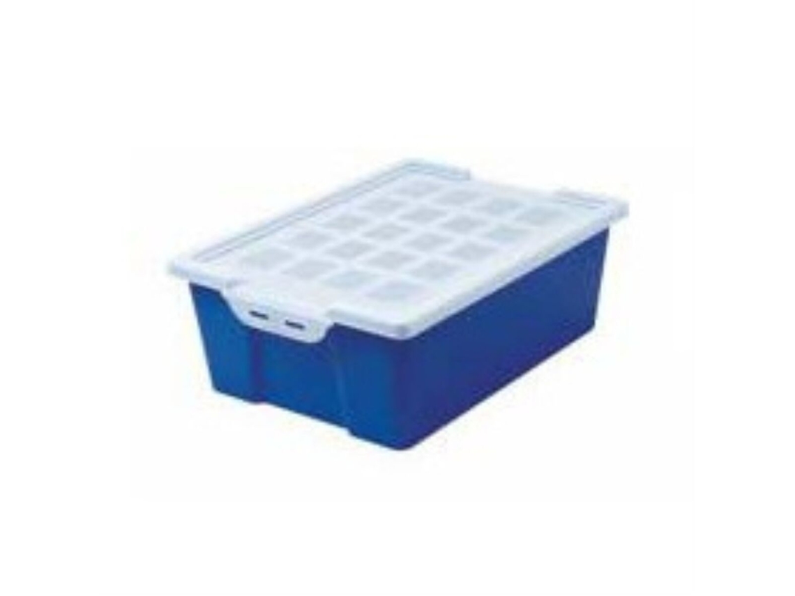 Caixa Multiusos FAIBO Azul Polipropileno 14 L