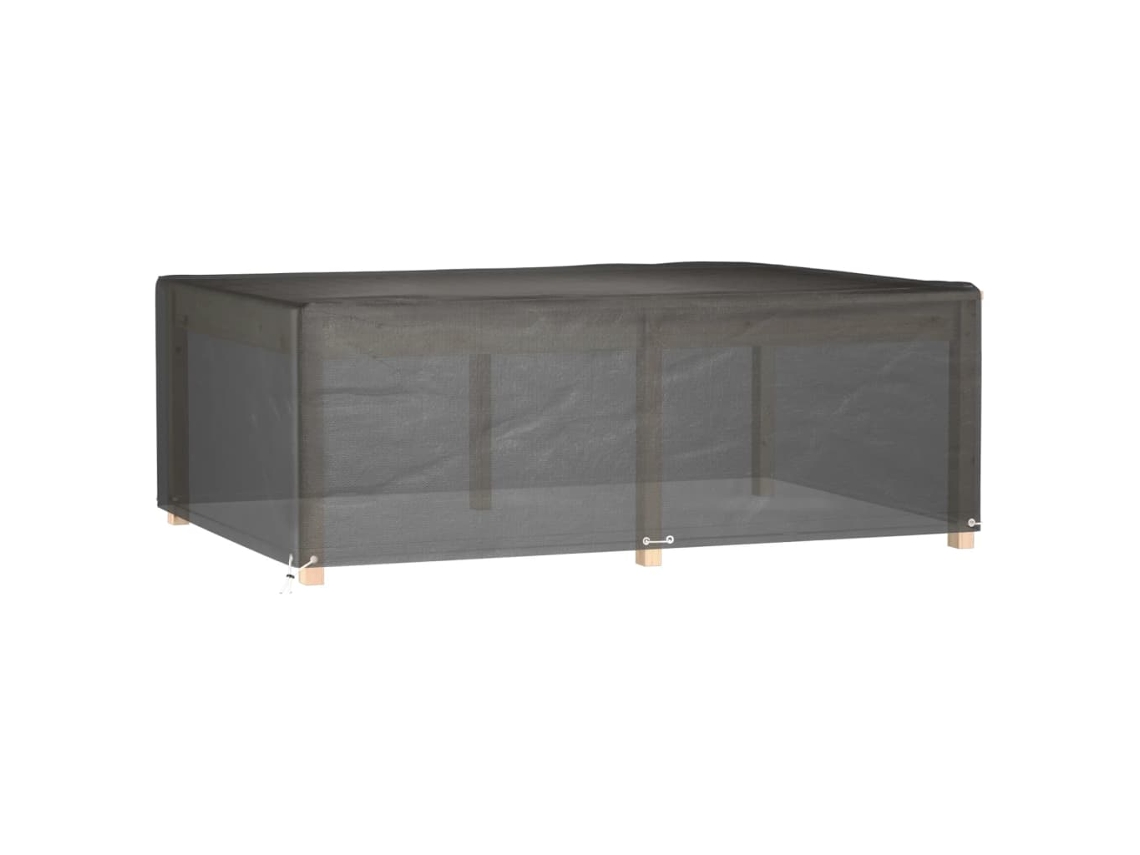 Maison Exclusive - Capa P/ Mobiliário De Jardim 12 Ilhós 230x165x80 Cm Retangular