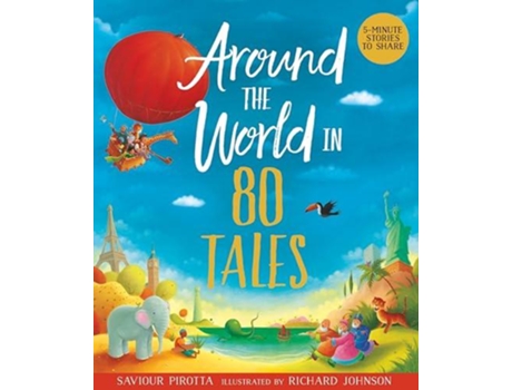 Livro Around the World in 80 Tales Saviour Pirotta (Inglês)