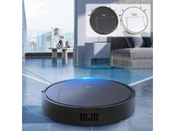 Aspirador Robô 3 Em 1, Recarga Automática, Programável, Preto E Branco Para Casa
