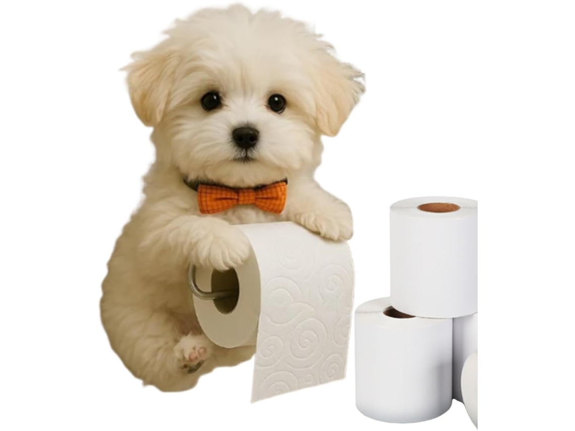 Suporte Para Papel Higiênico Com Organizador - Decoração Charmosa Para Quarto |