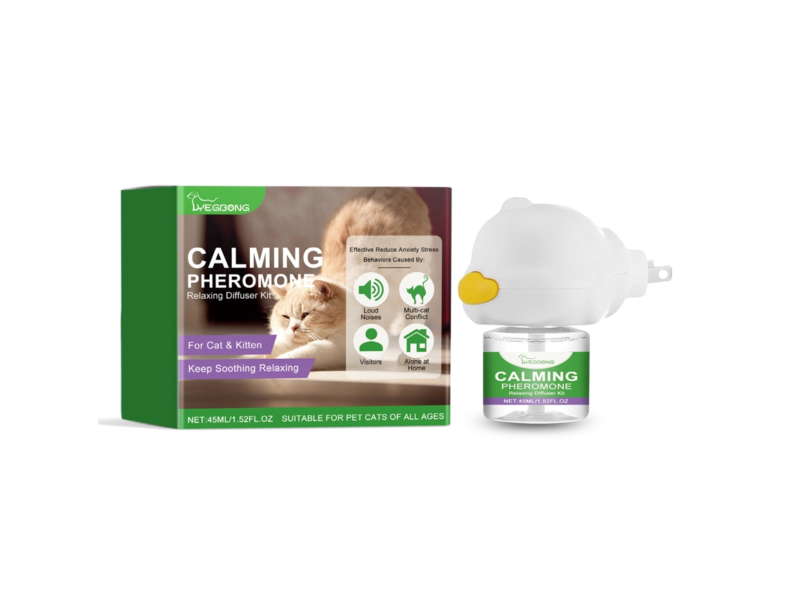 Kit Difusor Feromônio Relaxante Gato Yehong