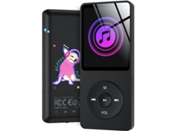 Modelo mais recente: A02s 2025, MP3 player de 16 GB, 70 horas de reprodução, áudio sem perdas, reprodutor de música, suporte para até 128 GB (anterior ao Slowmoose).