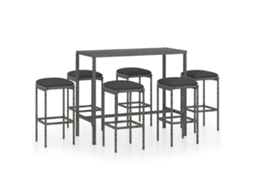 Garden Bar Set, Garden Bar Sets Vidaxl Cinzeto Rattan / Vime (n/a)