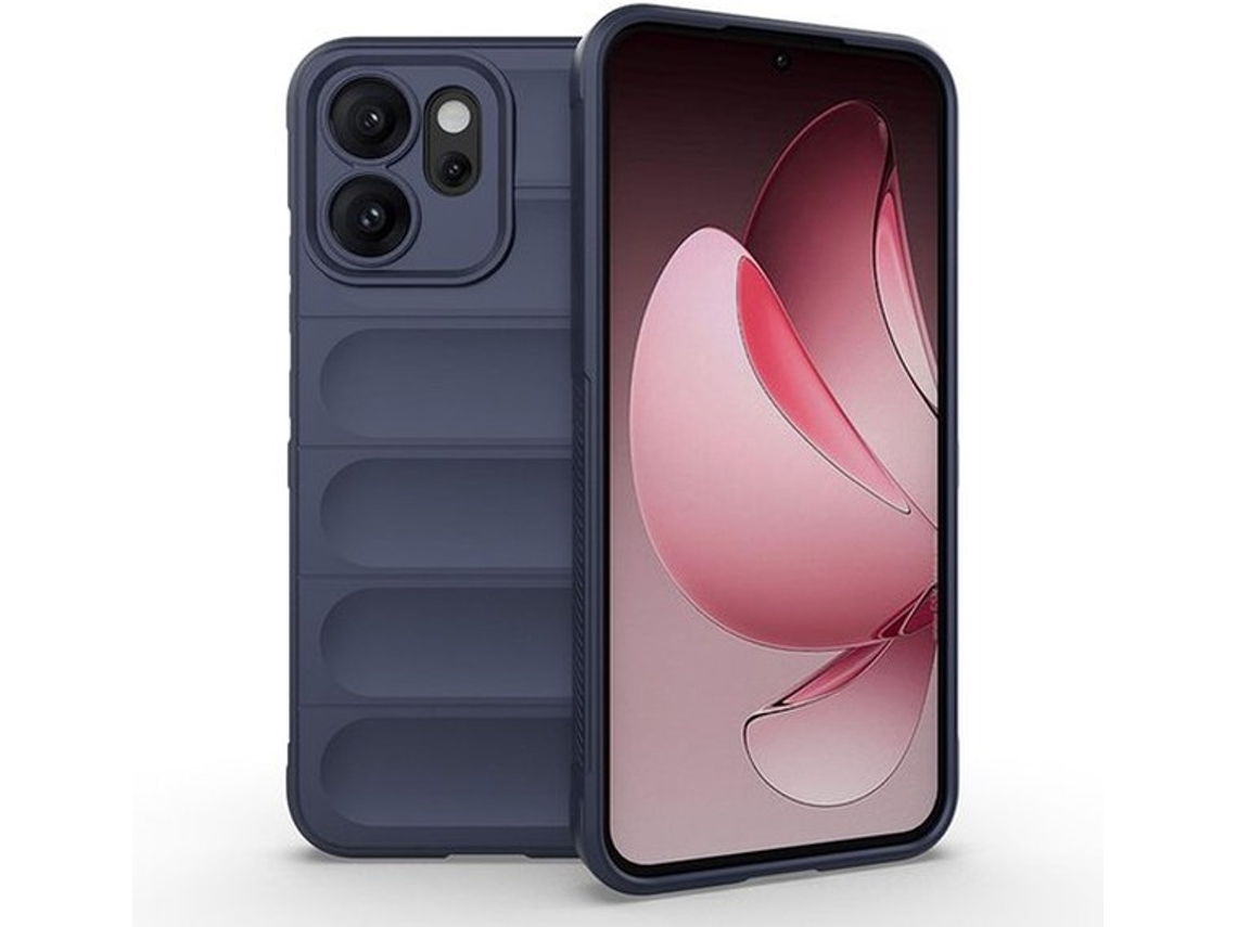 Capa De Proteção - Resistentemente Ao Choque - Para Oppo Reno14 F/reno14 Fs - Bumper Tpu - Suave - Durável - Azul Escuro - Capa De Telefone