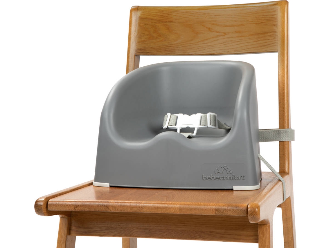 Assento elevatório Essential BEBECONFORT assento elevatório de refeição para bebé que é seguro, prático e fácil de limpar Warm Gray