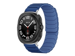 Bracelete Silicone Magnético Azul Marinho para Samsung Galaxy Watch Ultra XIAOMOYU (47mm)