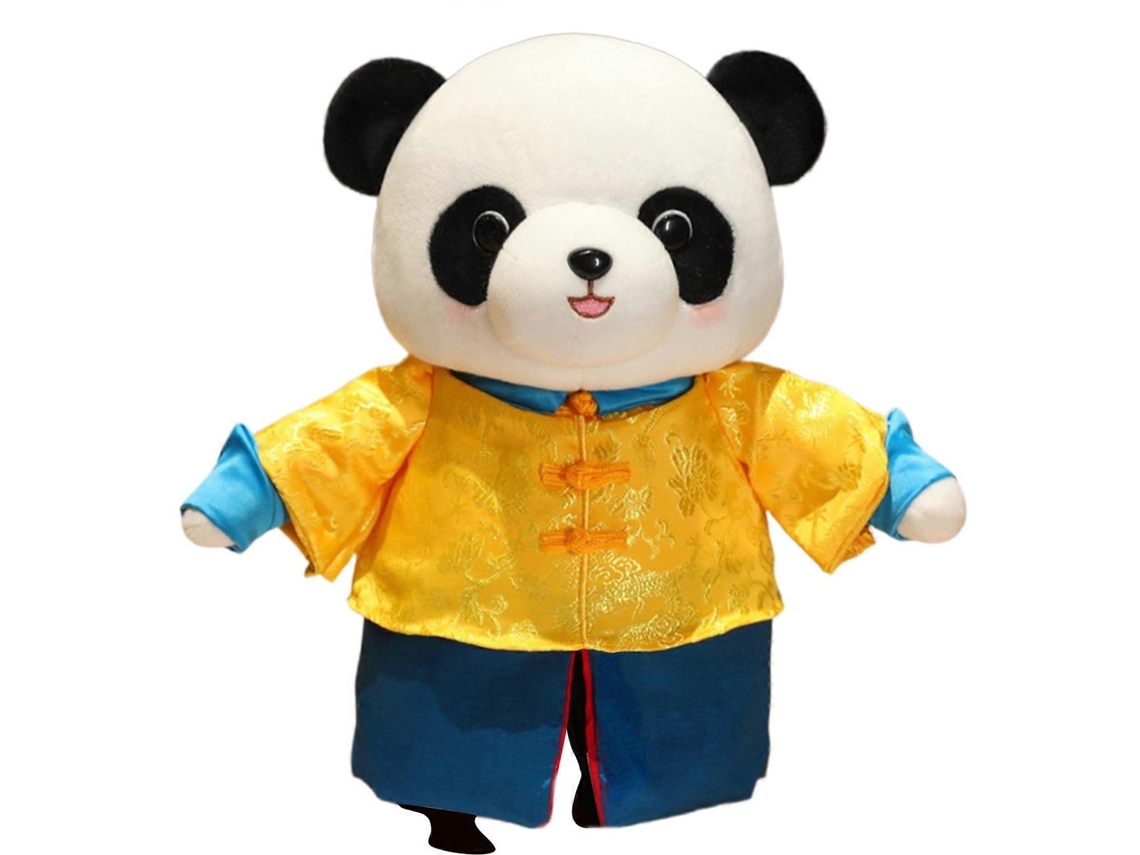 Panda De Pelúcia Com Roupa Tradicional Chinesa, Macio, Decoração E Presente