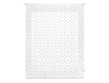 Estore de Rolo HAPPYSTOR Stars Impressão Digital Gostar Beige 80x180 cm