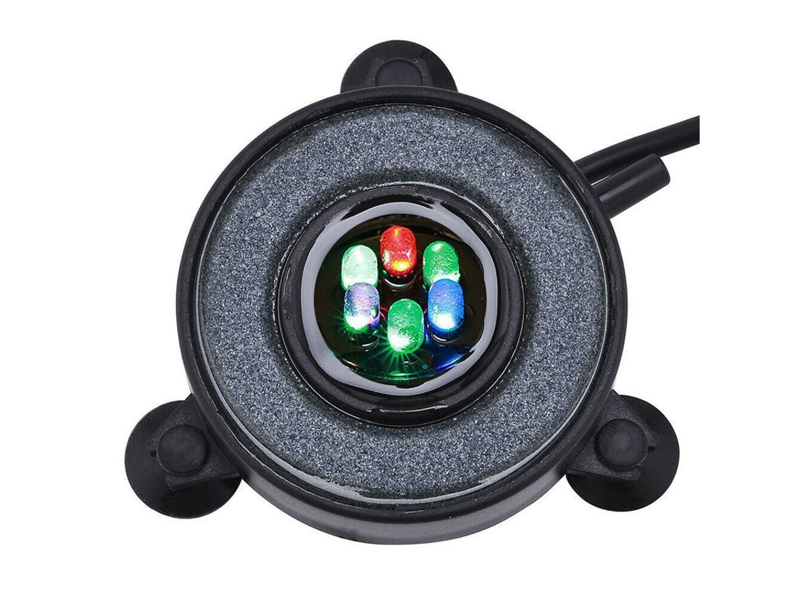 Pedra de Ar Aquário com Led de 6 Cores Mudanças para Peixes S/MARCA