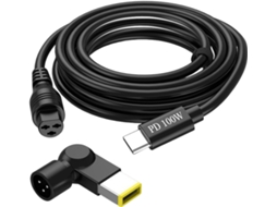 Cabo De Carregamento Rápido Pd100w Tipo C Para Porta 3 Pinos Com
