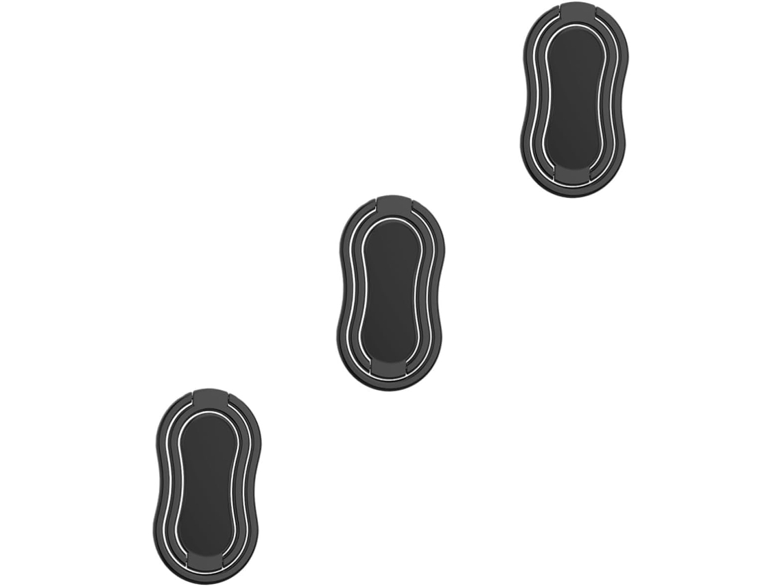 Suporte Multifuncional Para Celular De 3 Peças Com Design De Anel Duplo