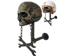 Suporte De Parede Para Capacete Com Formato Caveira