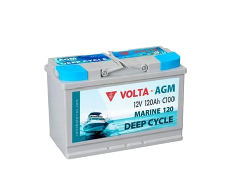 Bateria para Barco Volta Marine 120 12V 120Ah VOLTA BATERIAS