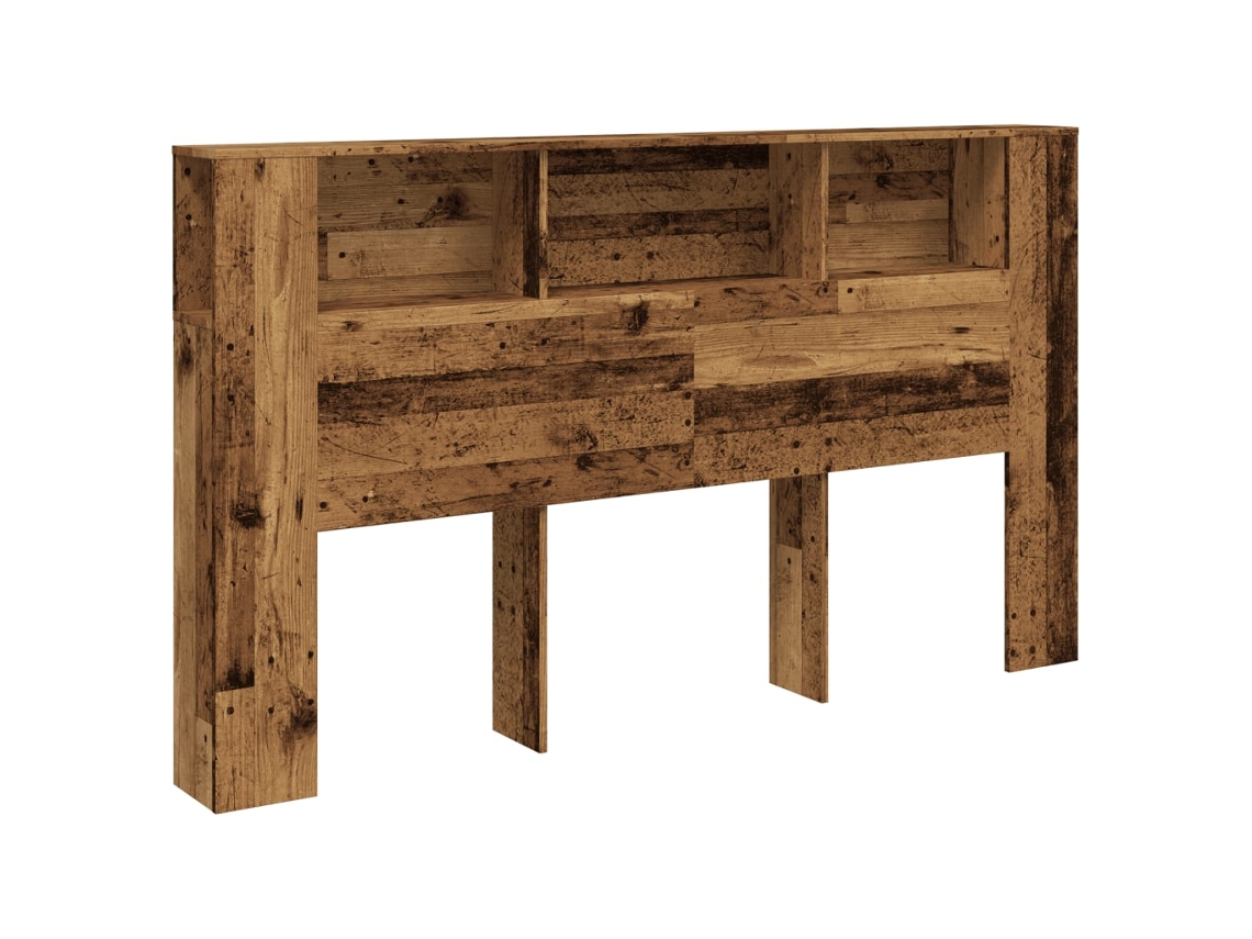 Headboard Cabinet, Headboard Cabinets Vidaxl Marrom Madeira Processada (180 Cm)