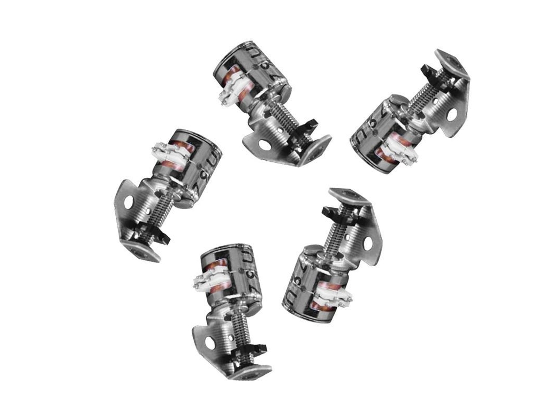 5pcs Motor de Passo Micro 6mm, Miniatura, 2 Fases, 4 Cabos, Deslizador de Parafuso com S/MARCA