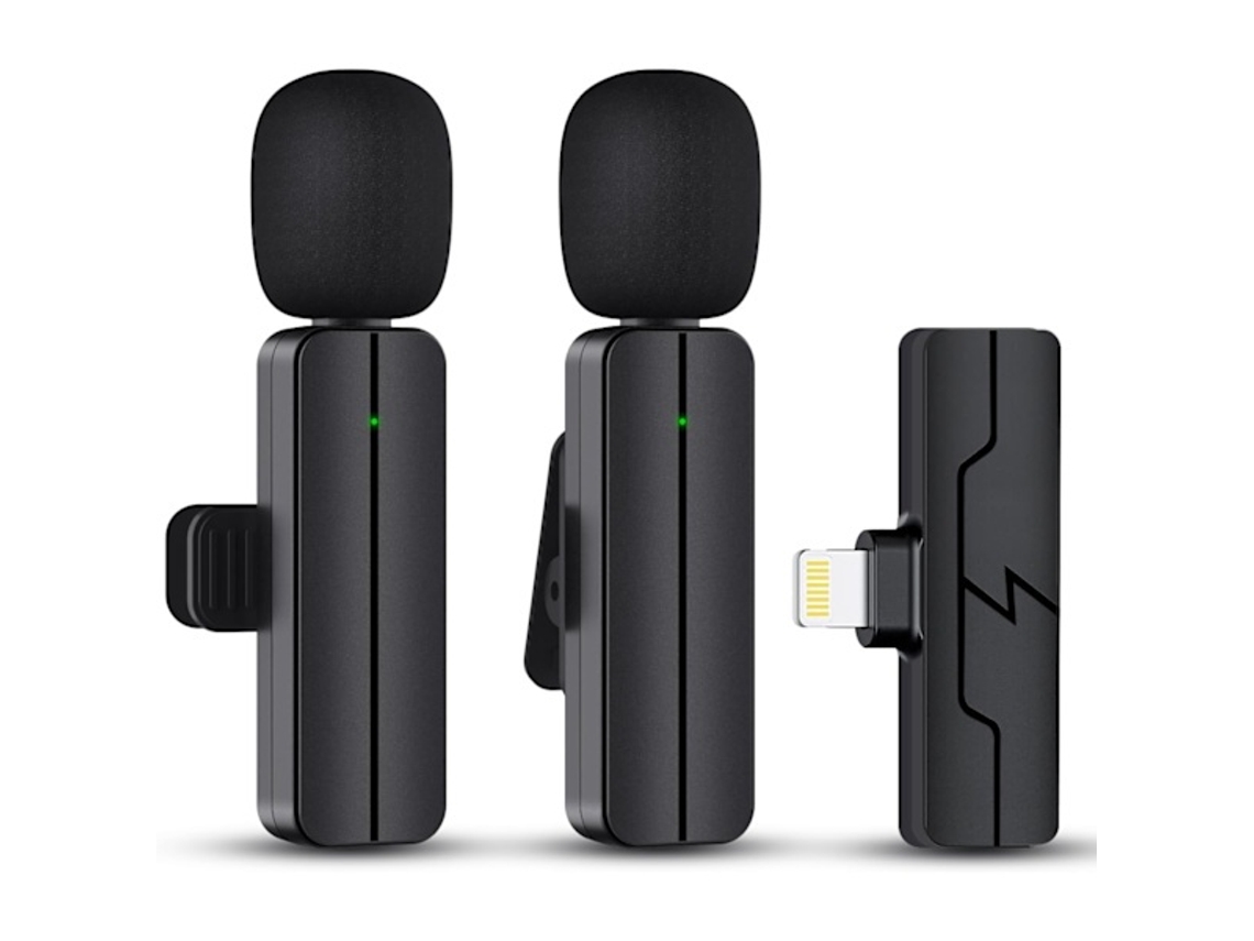 Lurelia Microfone De Lapela Sem Fios Redução De Ruído Plug And Play Usb-c Tipo C Bluetooth Para Gravação