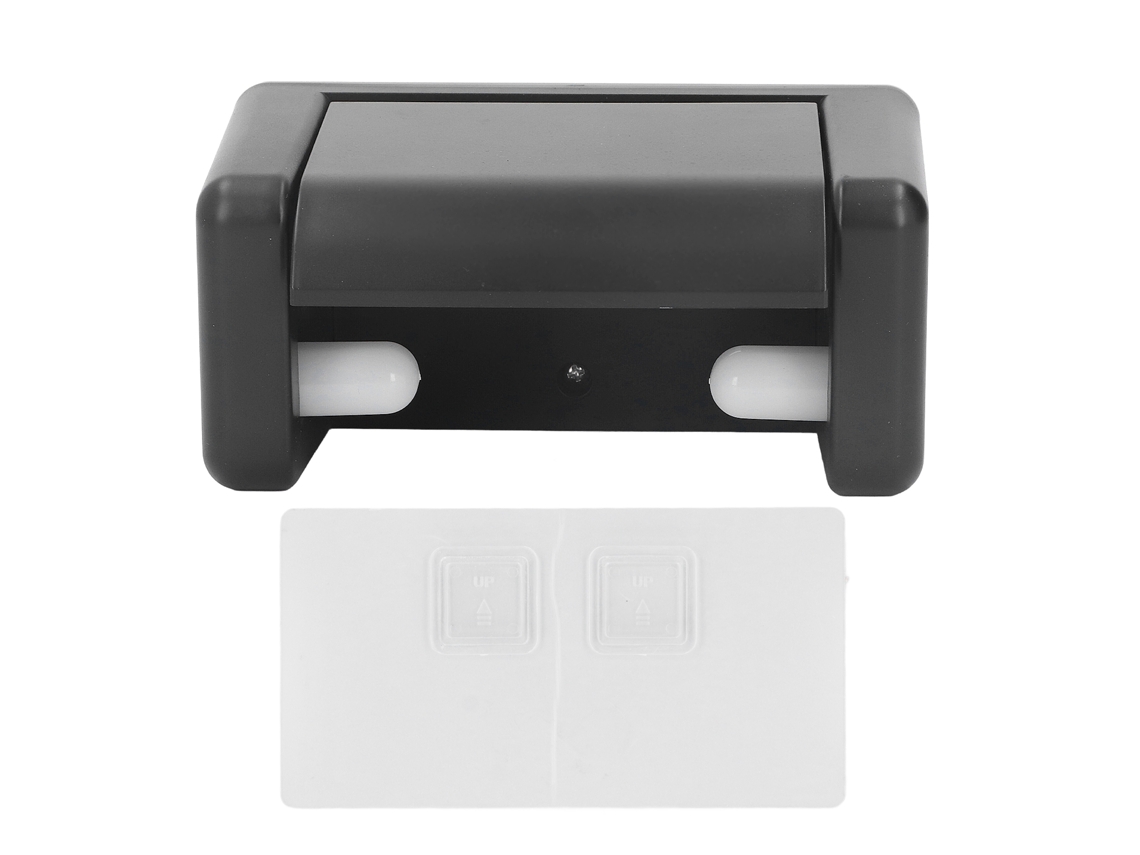 Suporte para Rolo de Papel Higiênico Plástico Preto S/MARCA