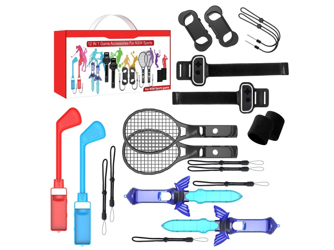 Kit De Acessórios Para Jogos Esportivos Em Família 12 Em 1 - Pacote De Acessórios Para Festas E Jogos