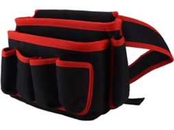 Bolsa de cintura para ferramentas elétricas com diversos compartimentos, cinto ajustável, tecido composto de EVA, diversas opções.