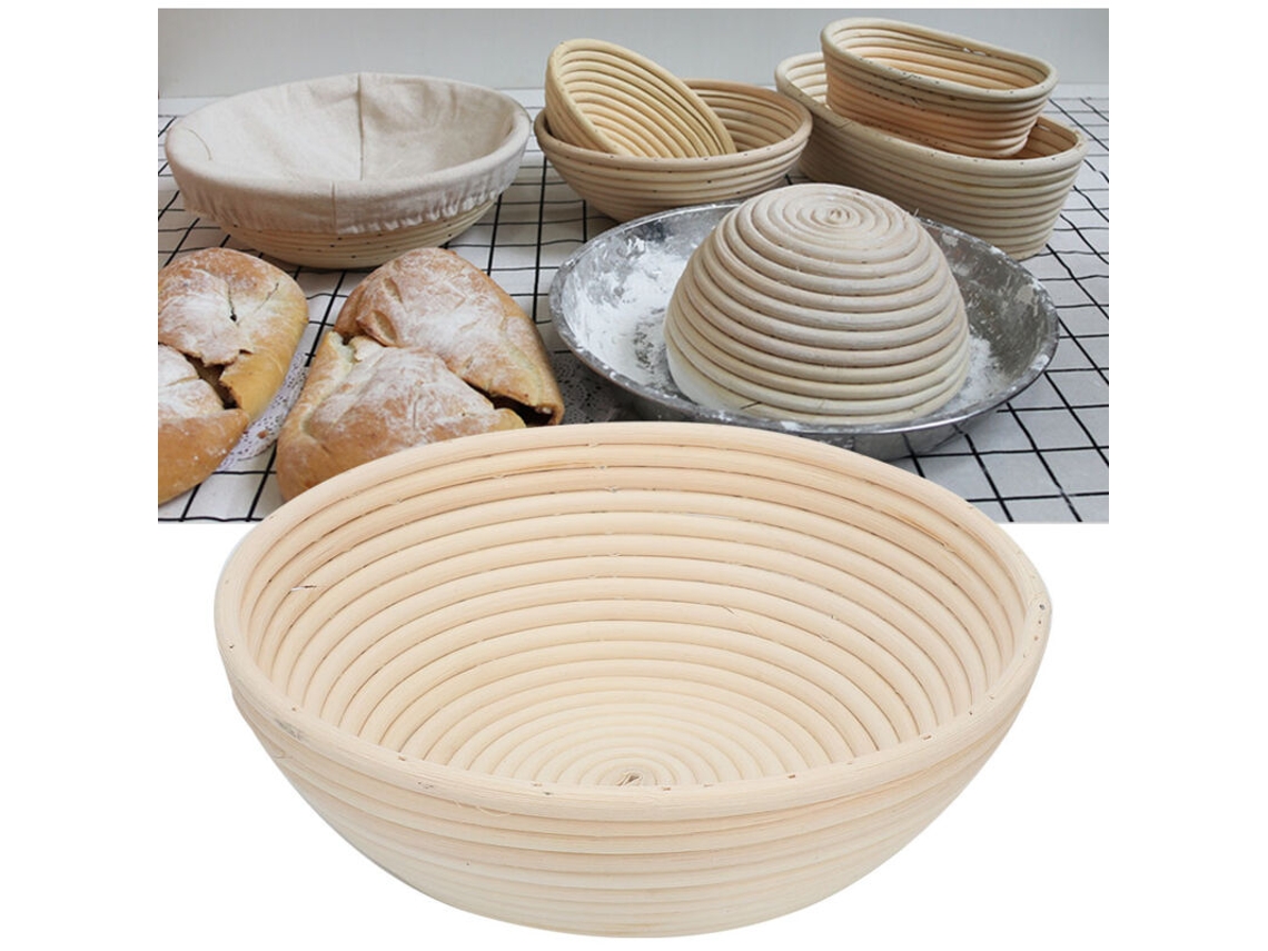 Cesto Banneton Para Pão Artesanal, Para Massa Madre, Fermentação Natural E Padaria Doméstica
