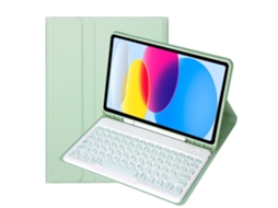 Lurelia Capa Com Teclado Bluetooth Para Ipad 10th Gen 10.9 Com Suporte Para Caneta