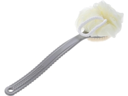 Lurelia Escova Esponja De Banho Para Costas E Corpo, Esponja Suave, Cabo Longo E Cerdas Macias, Rotina Spa Prático