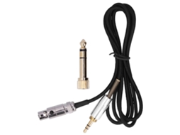 Cabo de áudio para fone de ouvido com interface de 6,35 mm e 3,5 mm para mini XLR, Akg, Q710, K712, K240, K141, K271 CHABERLU