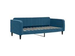 Day Bed, Day Beds Vidaxl Azul Veludo (90 X 200 Cm)