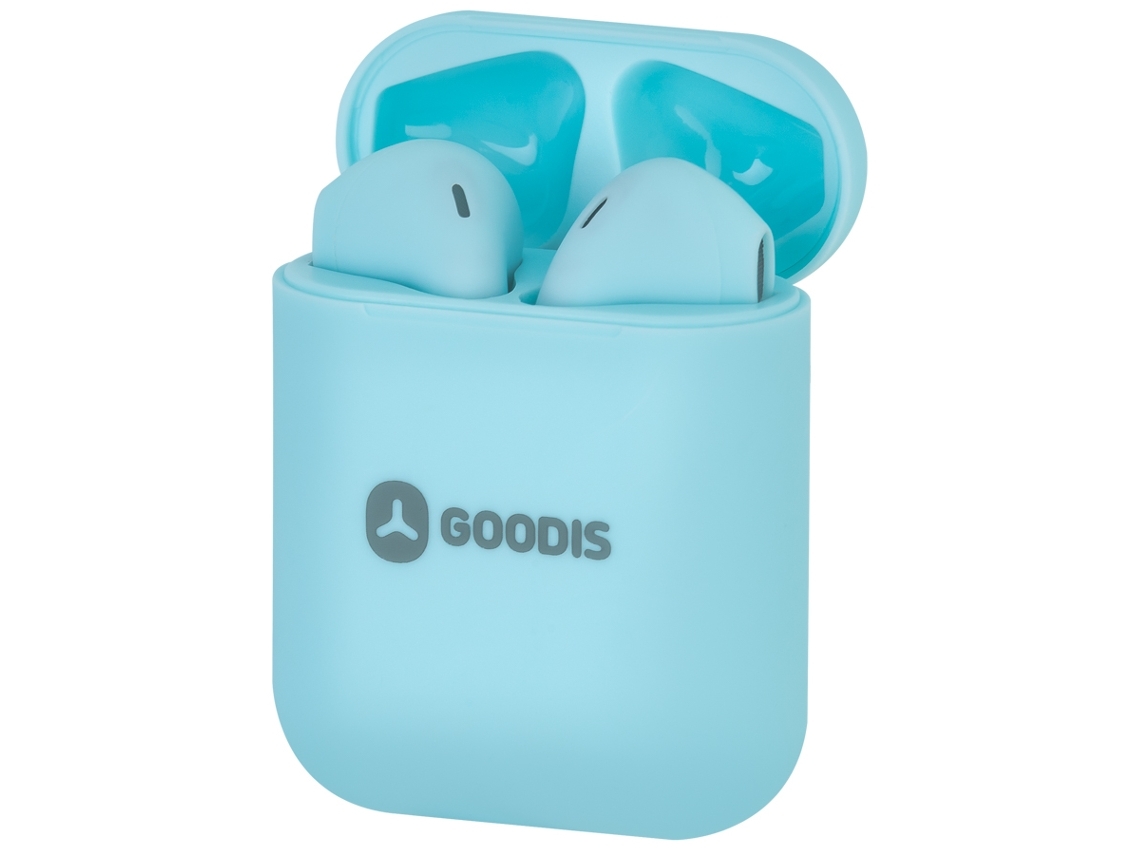 Auriculares Bluetooth True Wireless GOODIS Bt (Outlet Caixa Aberta - In Ear - Microfone - Azul)