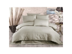 Juego De Cama 70% Poliéster - Funda Nórdica 220 X 240 + 2 Fundas De Almohada 60 X 60 - Capuchino