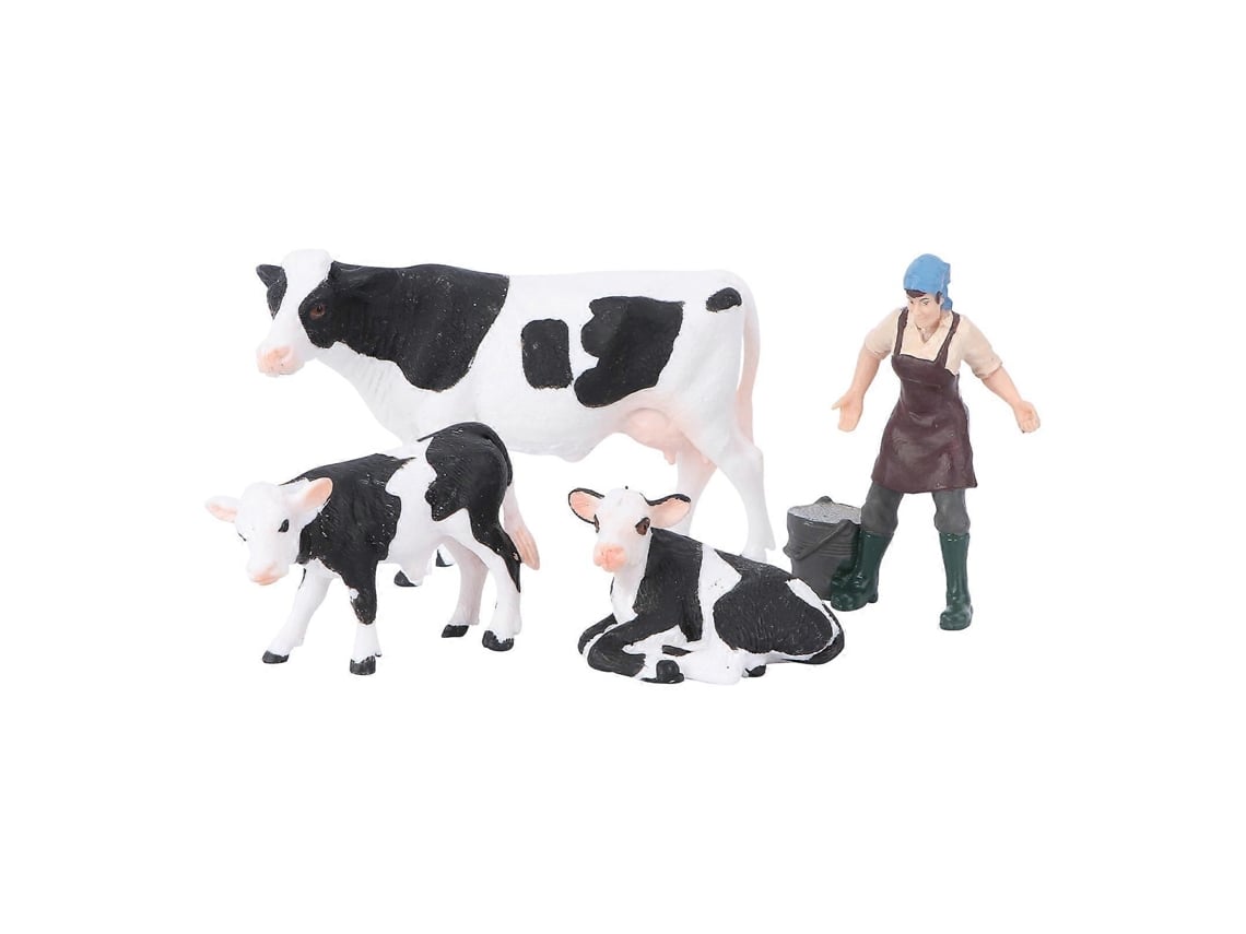 Modelo De Vaca De Leite, Brinquedo E Decoração Simulado