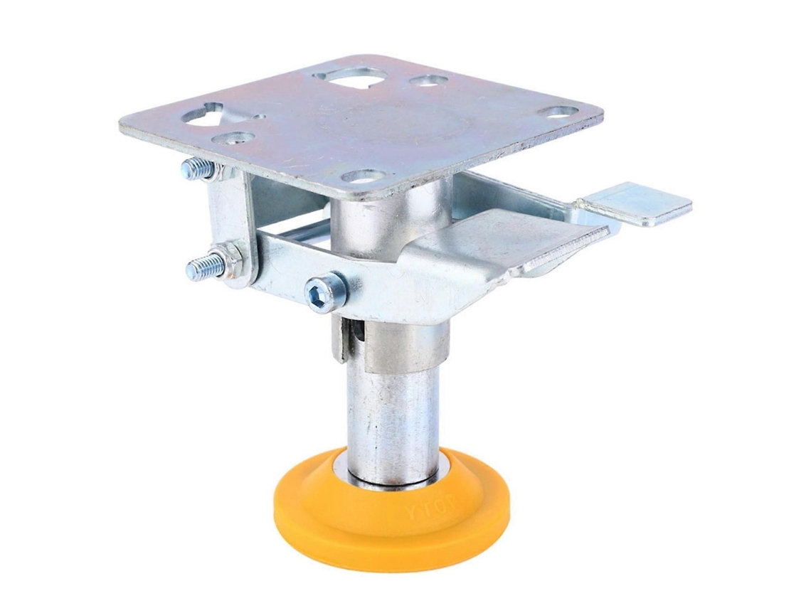 Travão De Carrinho Com Bloqueio De Piso Em Aço Manganês Com Almofada De Tpu Para Rodízios De 4~5 Polegadas - X-75-32-3