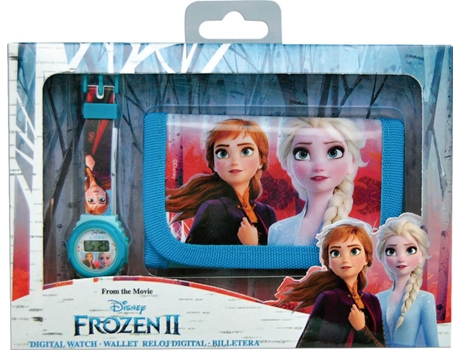 Relógio  Relógio e carteira Disney Frozen 2