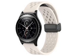 Pulseira De Silicone Dobrável De 20 Mm Com Fecho Magnético