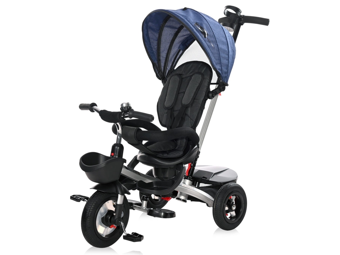 Triciclo Evolutivo Zippy Air Com Assento Reversível E Rodas De Borracha Lorelli - Azul
