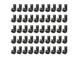 Cordas Elásticas Com Ganchos, 50 Unidades, Elástica