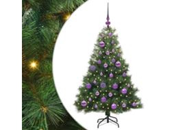 Decoração Sazonal Vidaxl Verde Plástico (120 Cm)