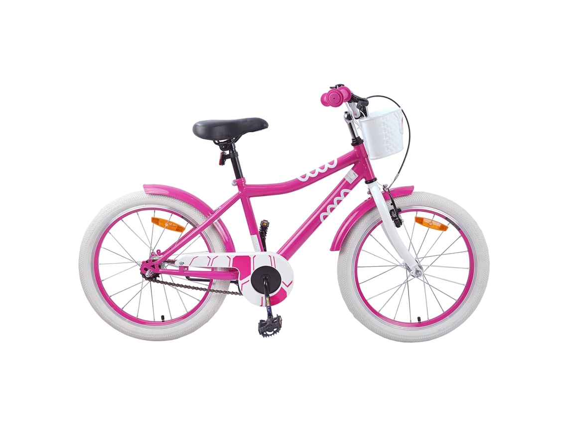 Vidaxl Bicicleta Infantil 20 Polegadas Para 6-11 Anos Rosa
