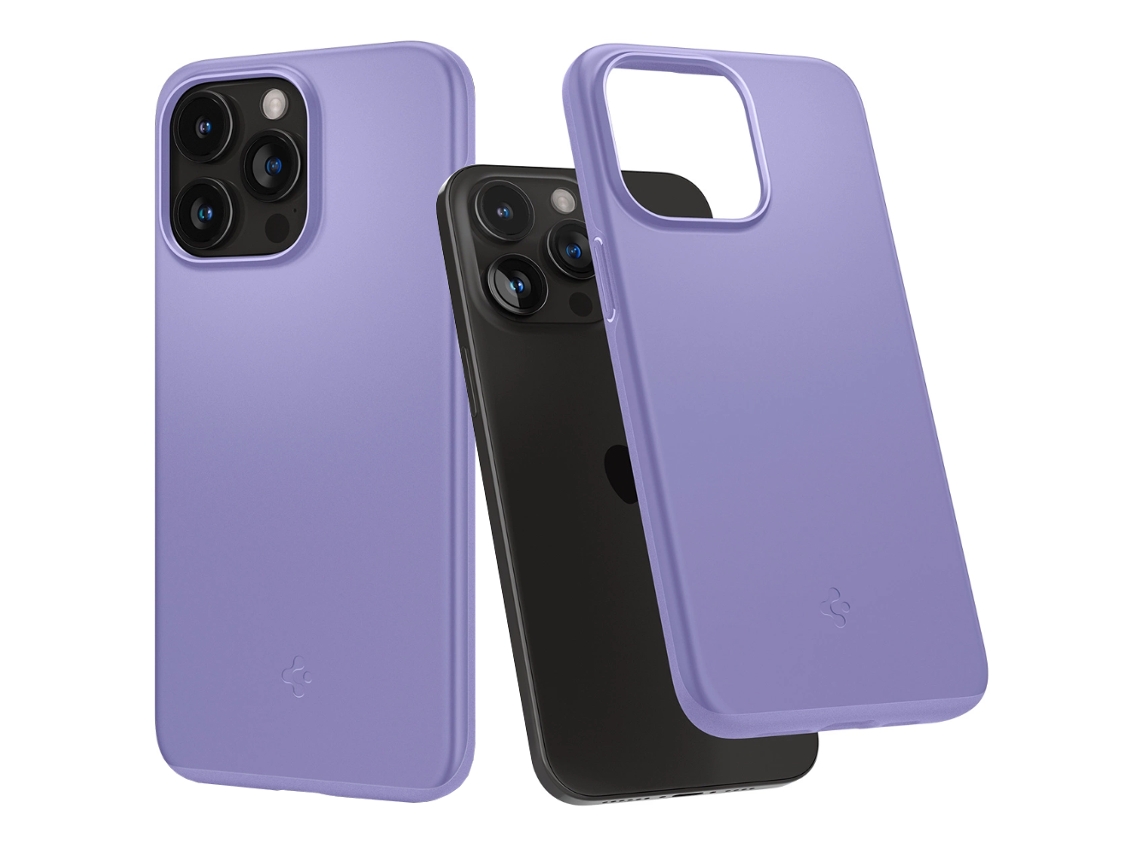 Spigen Thin Fit Para Iphone 15 Pro Capa Protetora Fina Com Resistência A Parafusos