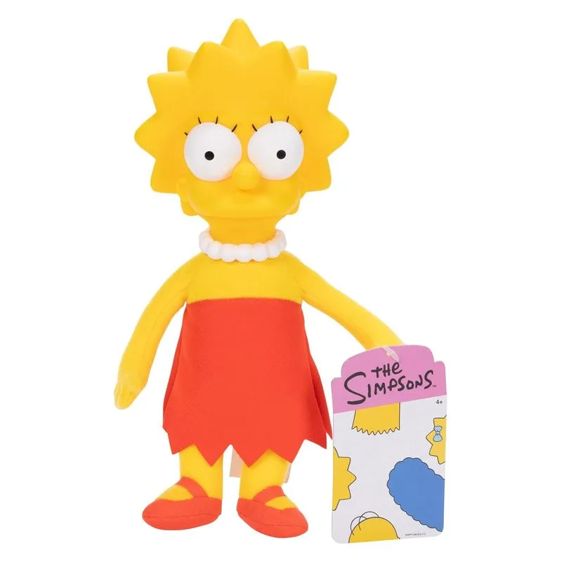 Peluche Con Cabeza Vinilo Lisa Simpson 30cm Suave 17549s17545 Jakks Jakksmás De 2 Años