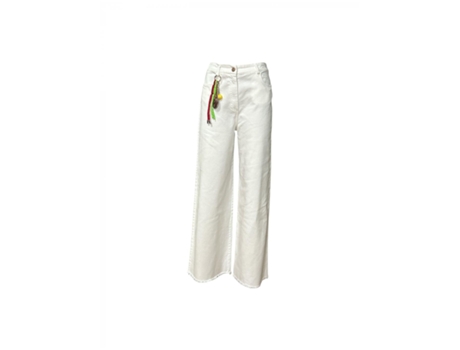 Jeans De Mulher Tensione In Gad Algodão Branco (s)