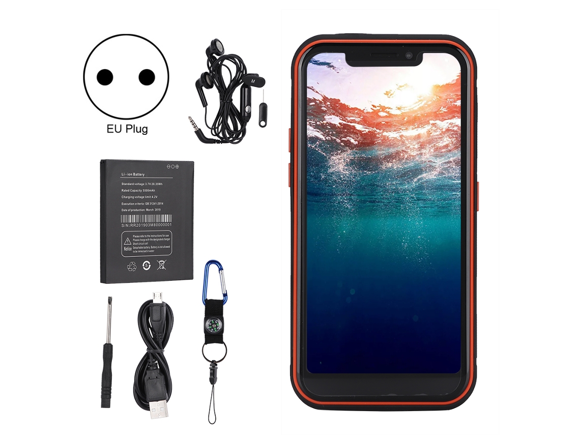 Laxiscreed Smartphone Android Resistente À Água E Choque Com Design Outdoor Robusto